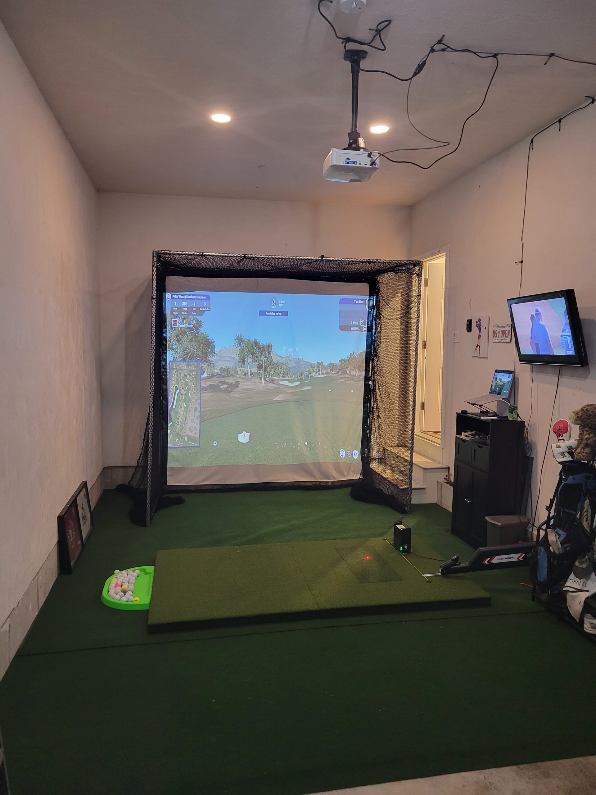 How I built the best golf room for me
